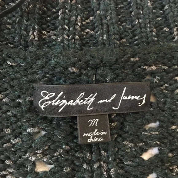 Elizabeth and James Green Cardigan Sweater - Picture 4 of 8